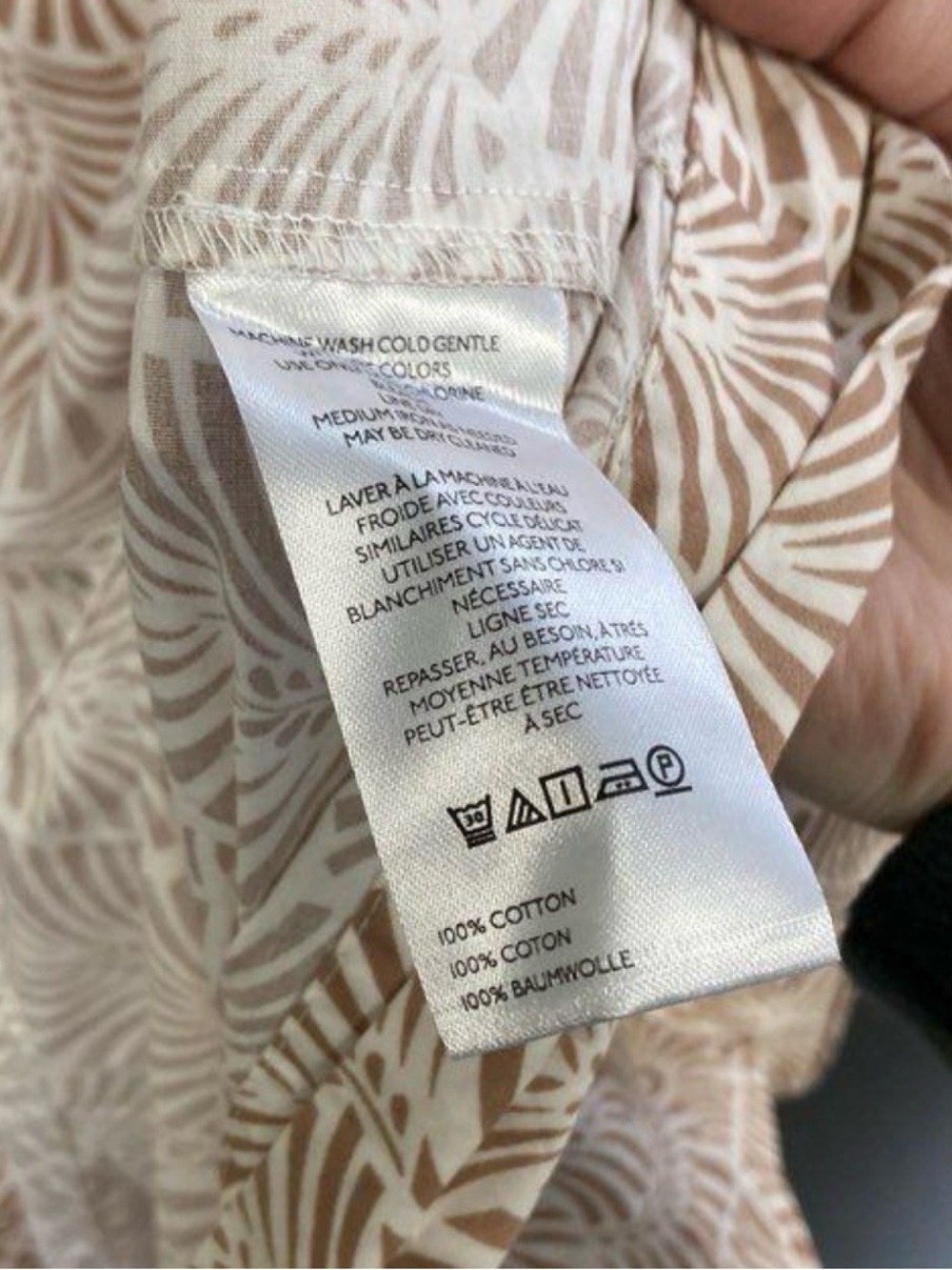 NWT Anthropologie The Somerset Maxi Dress | 3X | Tan + White Floral Print - Picture 6 of 8